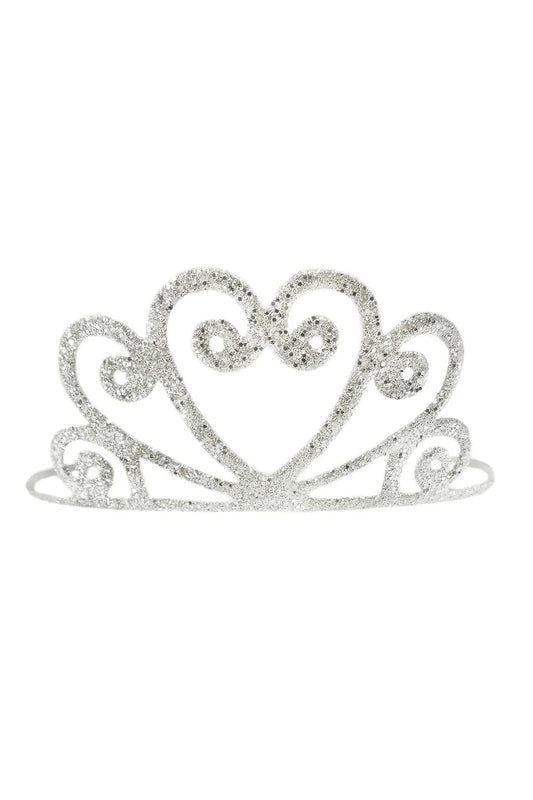 Silver Glitter Tiara