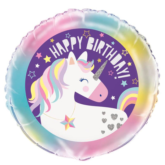 Ballon foil 45 cm unicorn