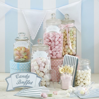 Silver Candy Bar Kit - Vintage Lace