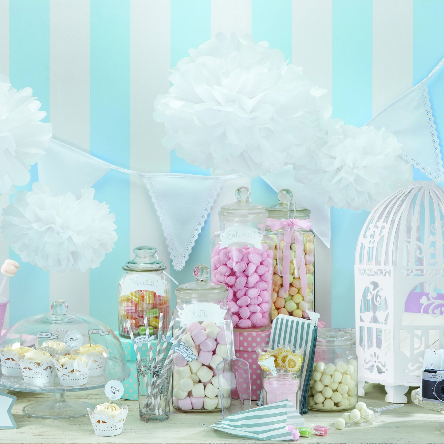 Silver Candy Bar Kit - Vintage Lace