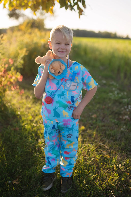 Blouses vétérinaires avec accessoires 5 - 6 ans