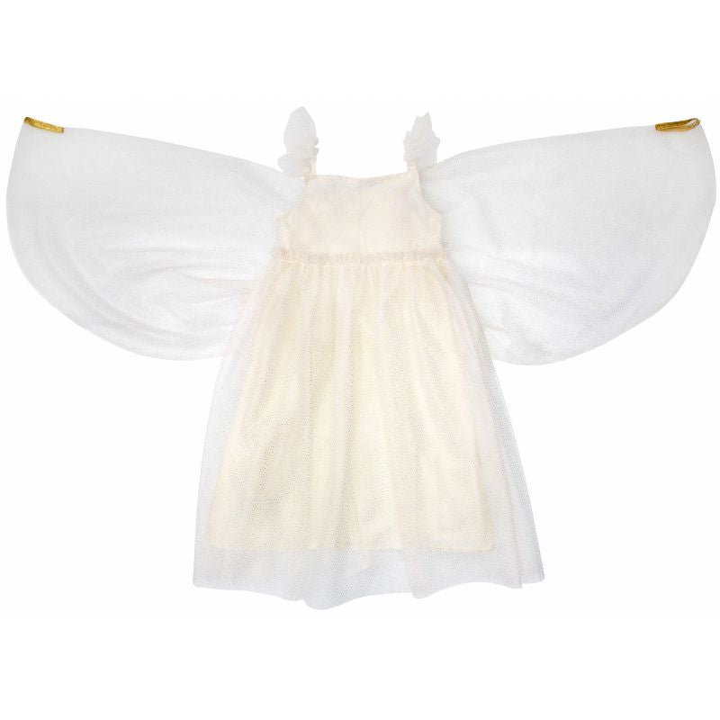 WHITE TULLE FAIRY DRESS-UP 5-6