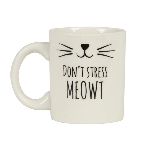 CAT'S WHISKERS DON'T STRESS MEOWT MUG