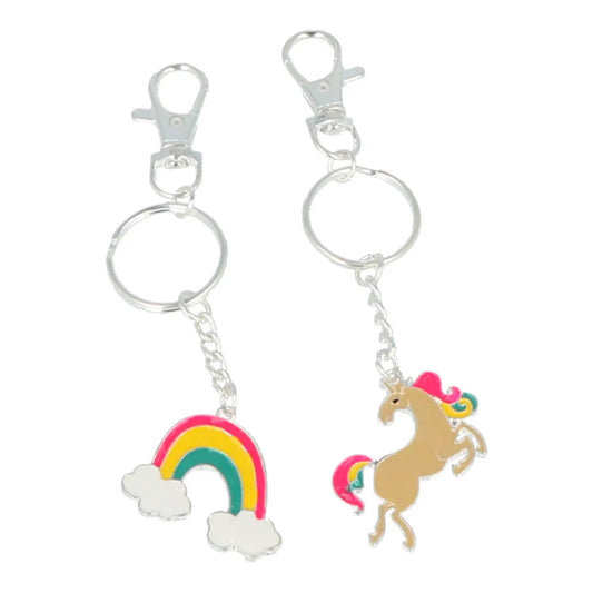 Set of 2 best friends forever key rings