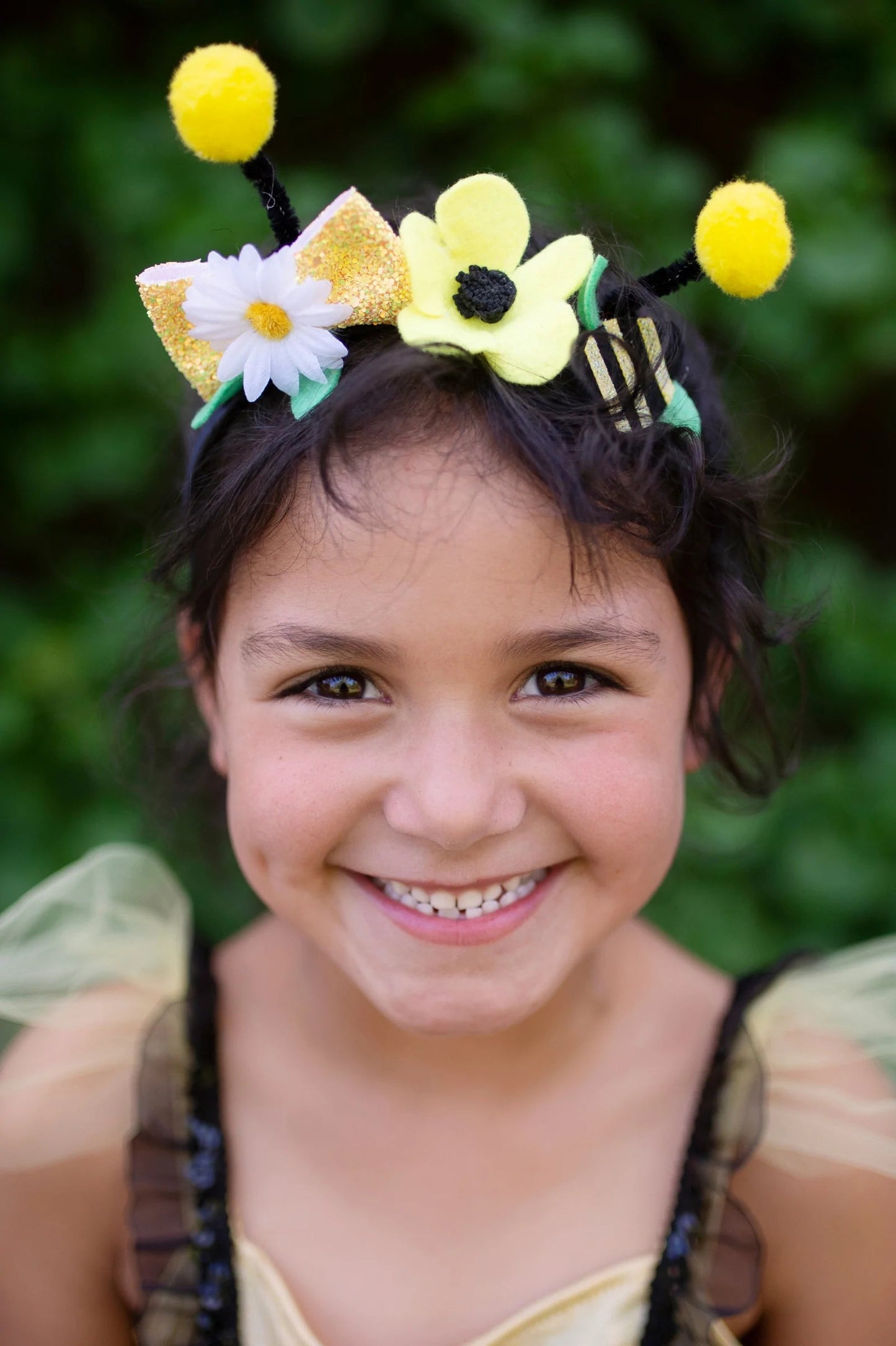 BUMBLE BEE DRESS & HEADBAND - 3-4 yrs