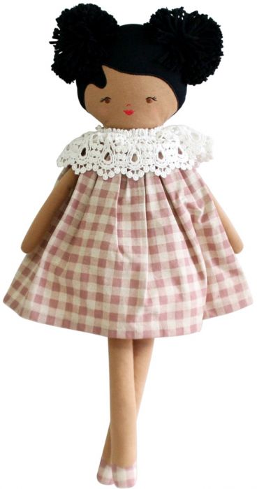 Aggie Doll - Rose Check (45cm)