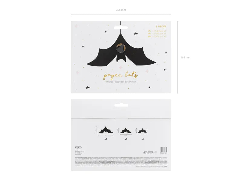 Hanging decoration Bats black