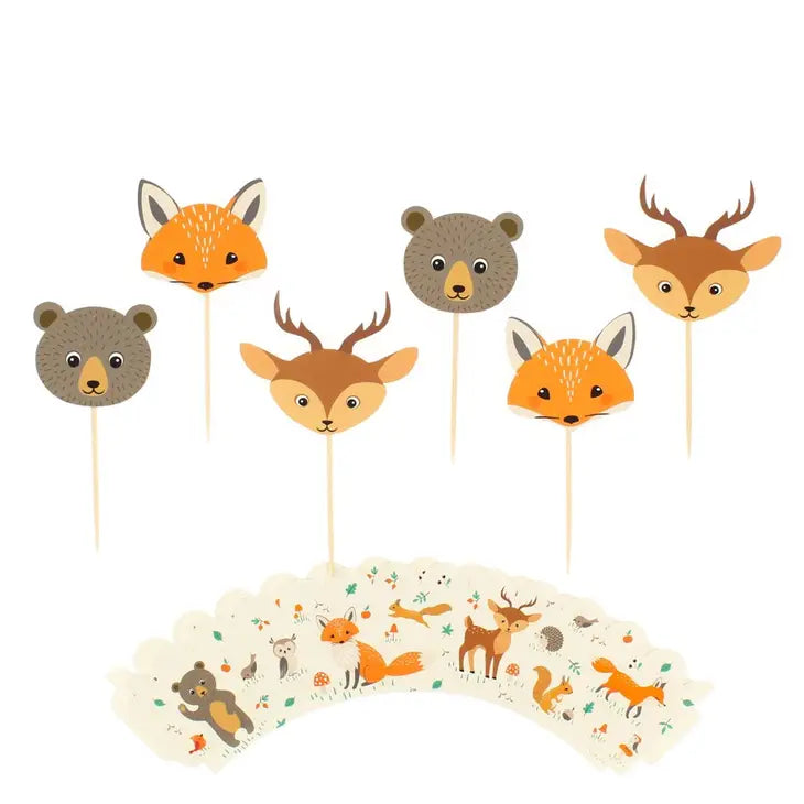 Forest Animal Cupcake Kit