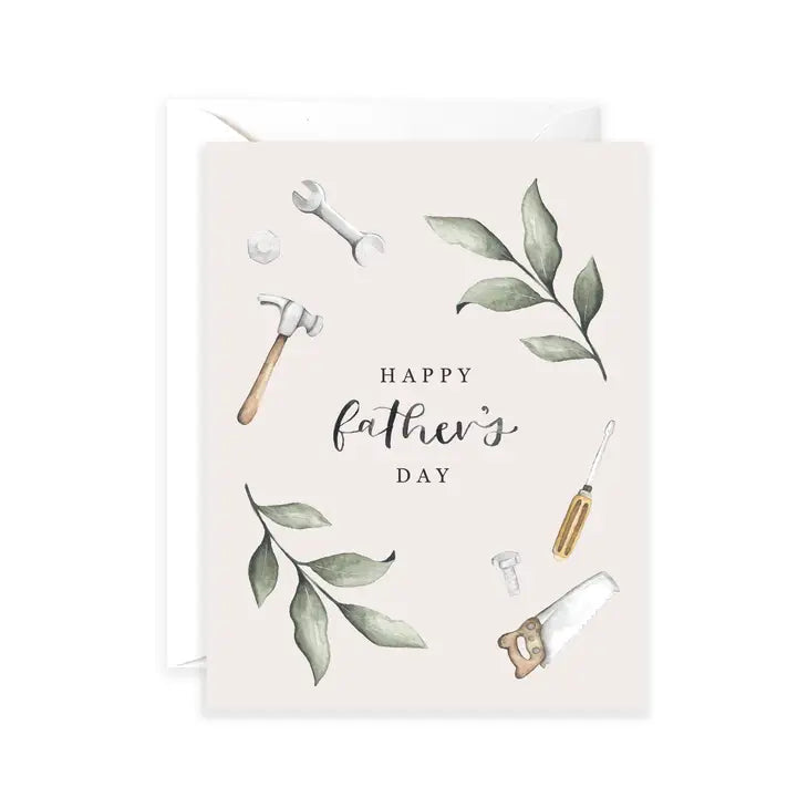 Tool Wreath Father's Day Card - Father's Day Card