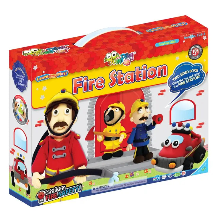 Fire Station - Jumpingcity Clay Modelling Series Set