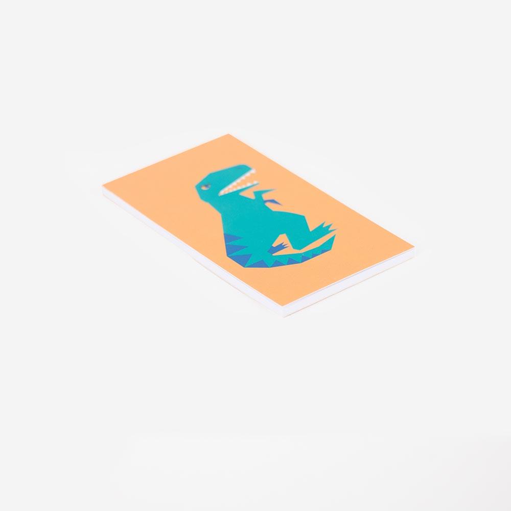 Small notepad carnet dino