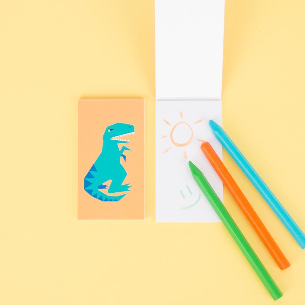 Small notepad carnet dino