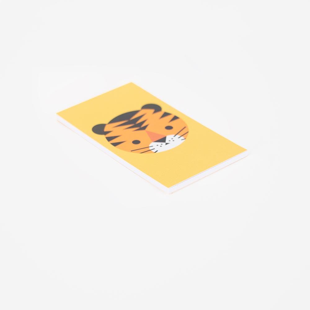 Petit carnet carnet tigre 