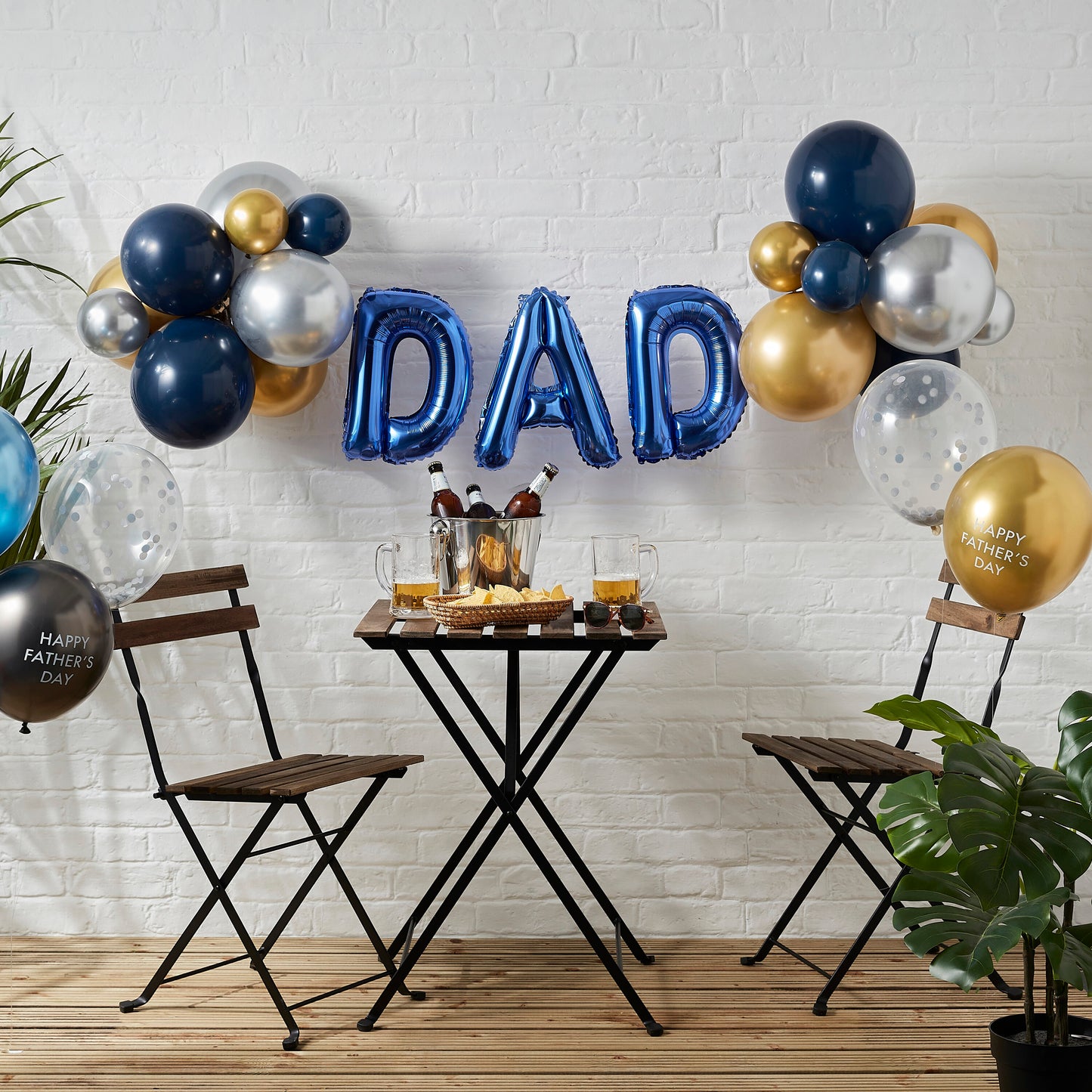 Happy Father's Day Balloon Cluster