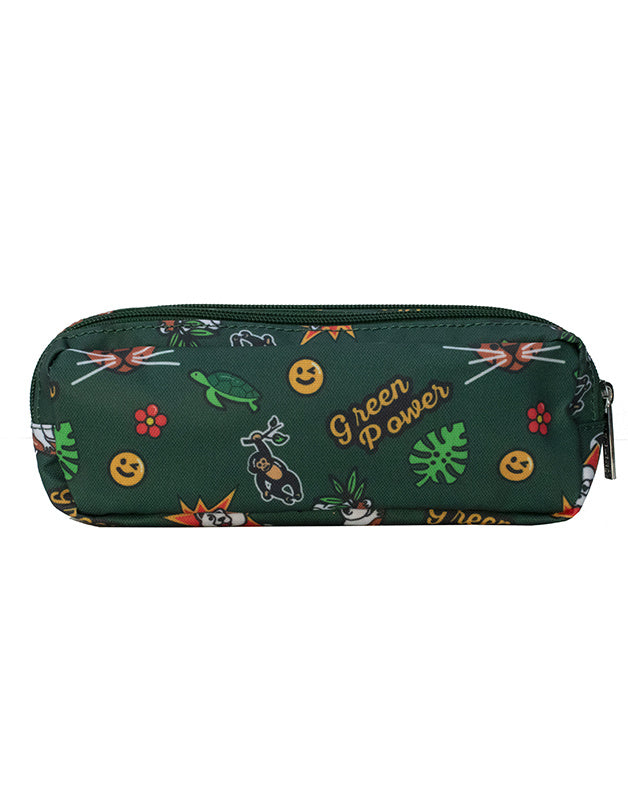 Double Pencil Case Green Power