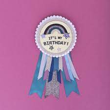 It's my birthday rosette