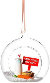 Santa Please Stop Here Figurine Bauble - SASS & BELLE