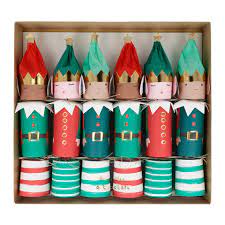 Elf Large Crackers (x 6) - MERI MERI