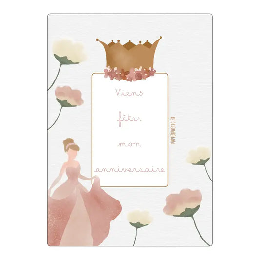 “Princess” Invitation Card