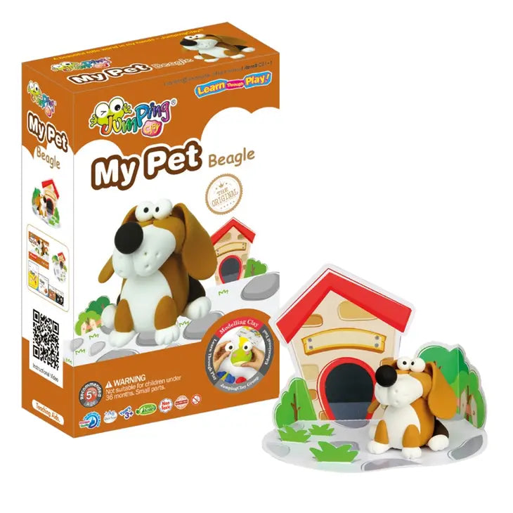 Beagle - My Pet Collection - Air Dry Modelling Clay Kit