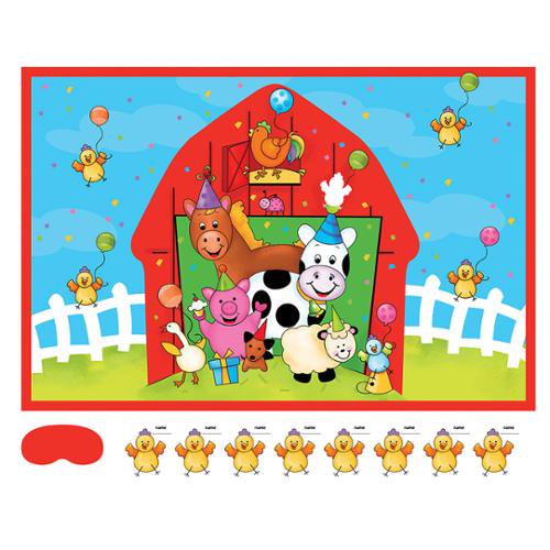 Party Games Barnyard Bash Pin Gam