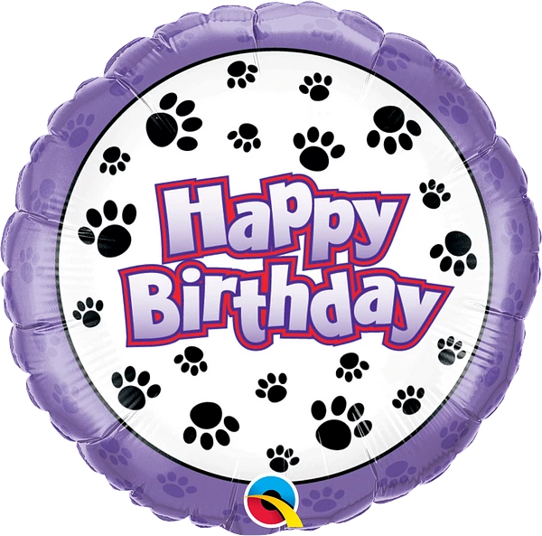 Birtday paw prints ( 35443)