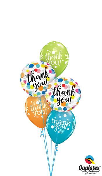 Thank You Dots Upon Dots Foil Balloon