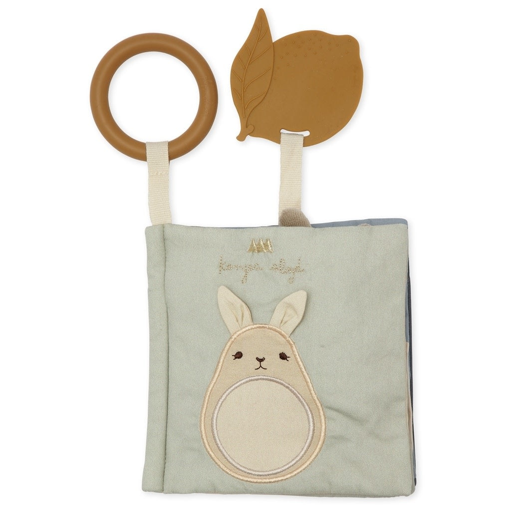 Fabric book bunny - multi