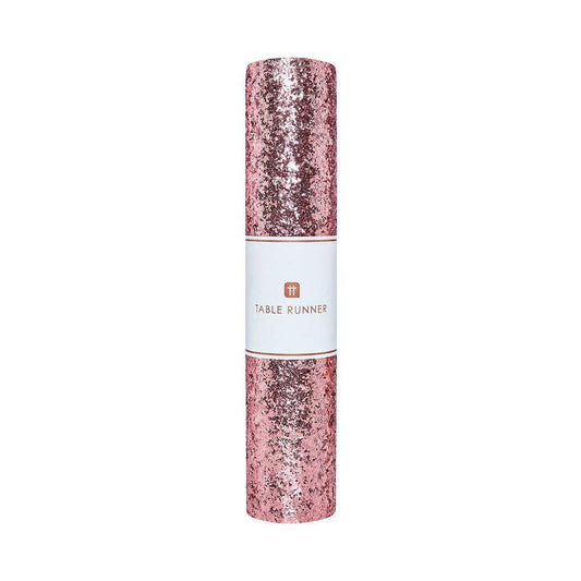 Pink Glitter Table Runner, Valentine's Day Decoration - 1.8m