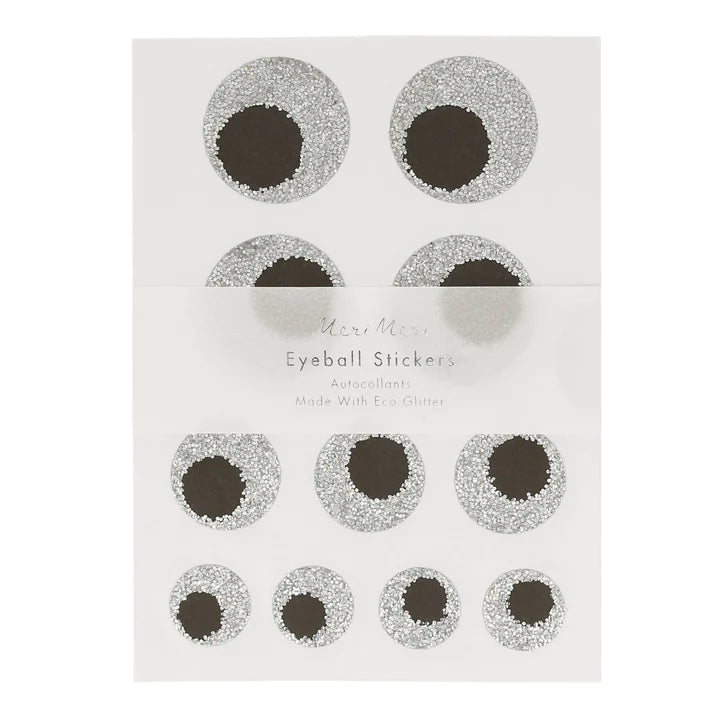 Eco Glitter Eyeball Stickers