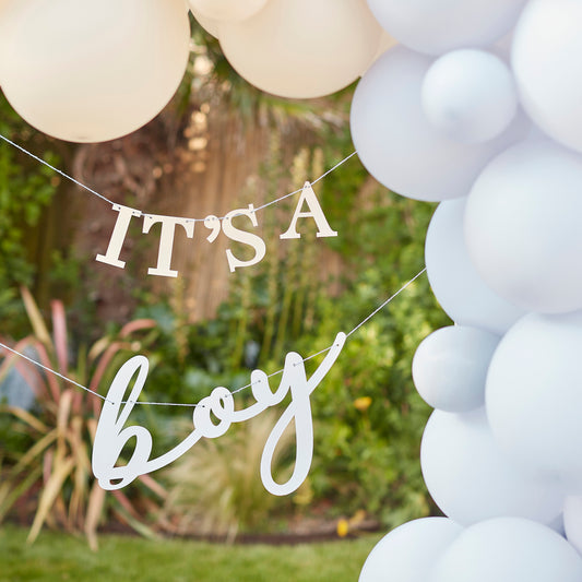 It's a Boy Baby Shower Bunting