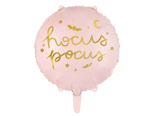 Ballon aluminium Hocus Pocus rose pastel