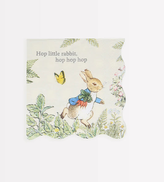 Peter Rabbit In The Garden Small Napkins (x 16)