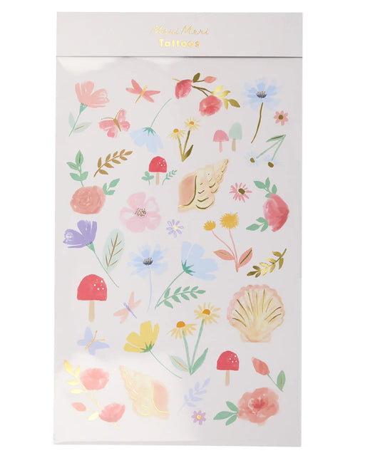 Floral Tattoo Sheets (x 2)