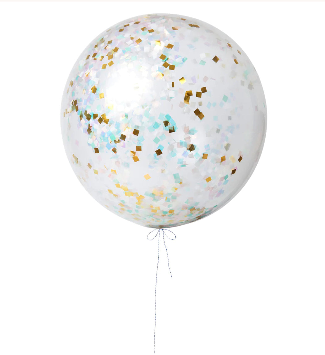 Iridescent Giant Confetti Balloon Kit (x 3)