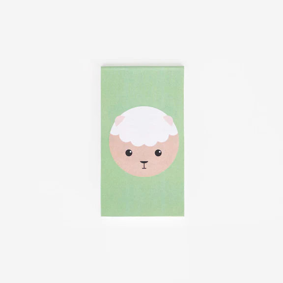 1 mini farm animal notebook