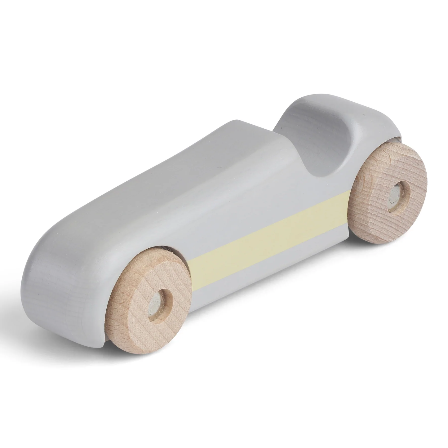 Rennauto 'WOOD RACE CAR- WARM GREY'