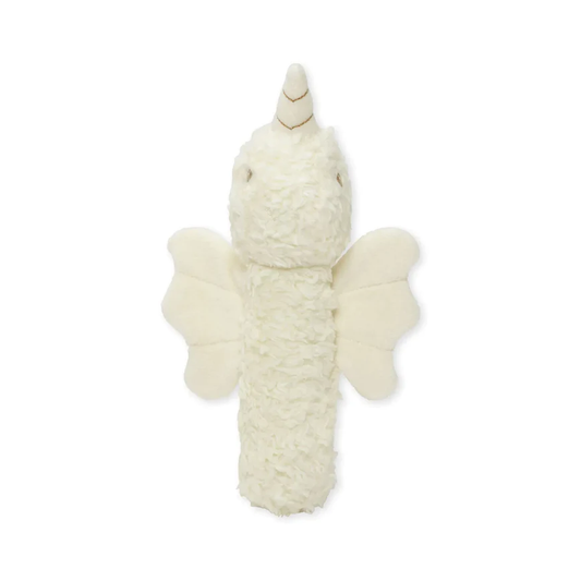 Teddy unicorn rattle - beige