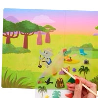 set the scene transfer stickers magic - jungle journey