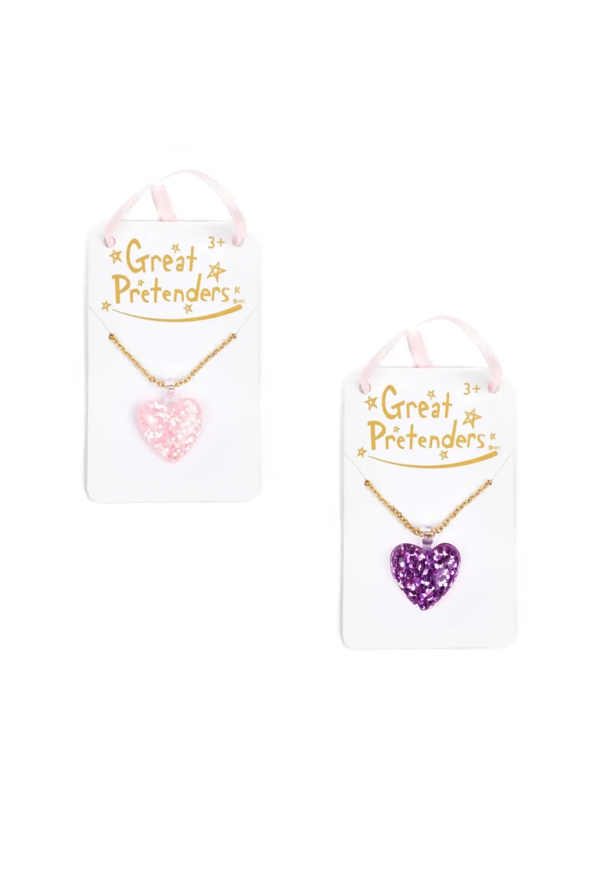 Glitter heart necklace