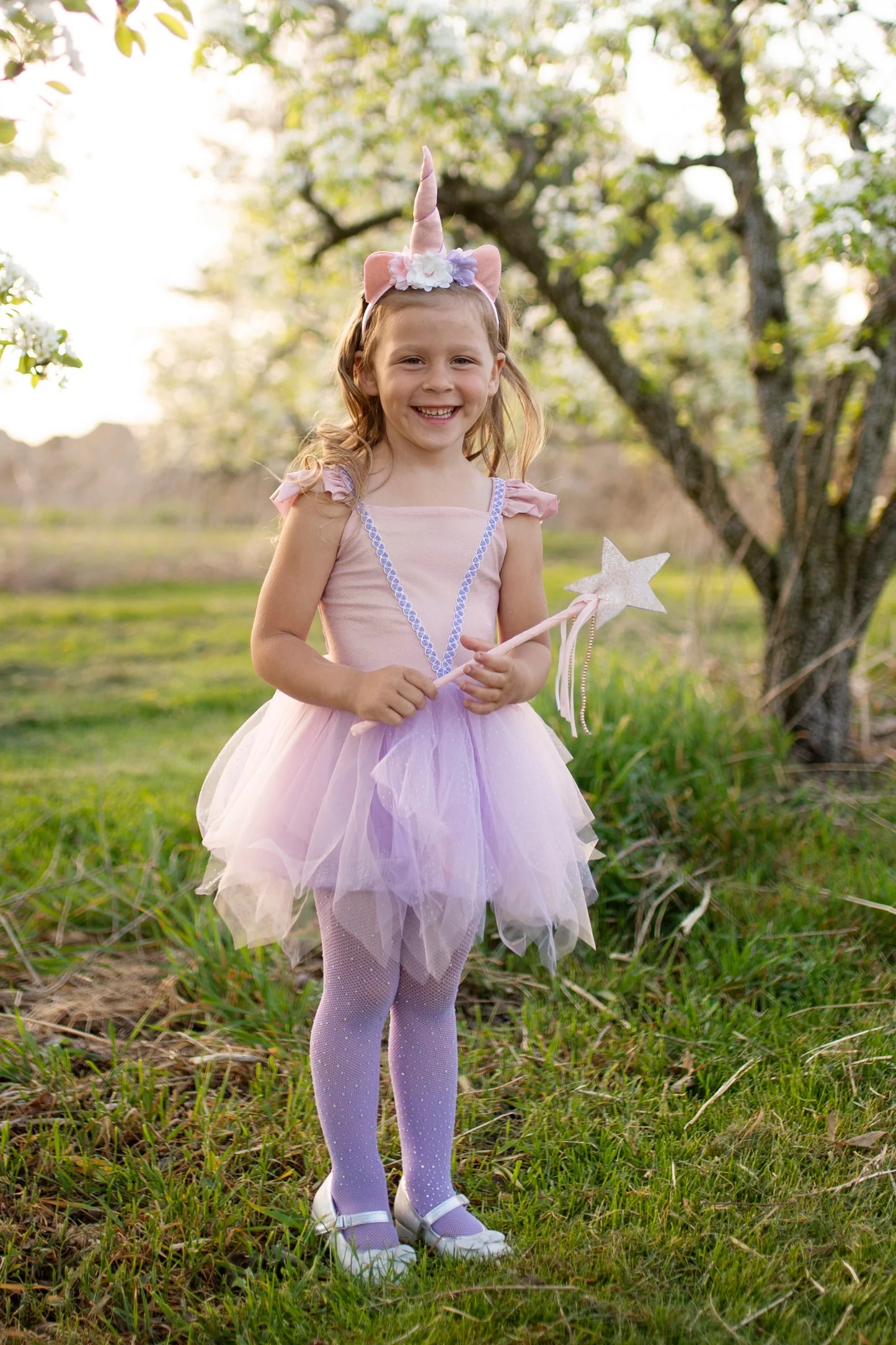 Shimmer Unicorn Dress & Headband