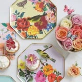 Nathalie Lete Flora Side Plates (set of 8) Meri Meri