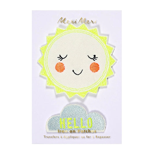 Hello Sunshine Patches (set of 2)