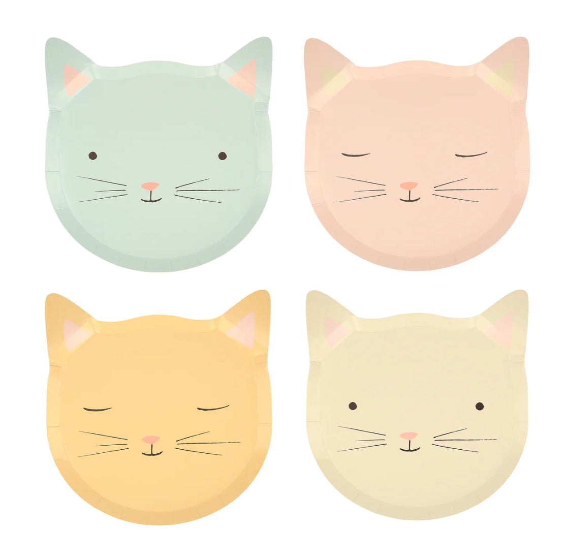 Assiettes Chaton Mignon (x 8)