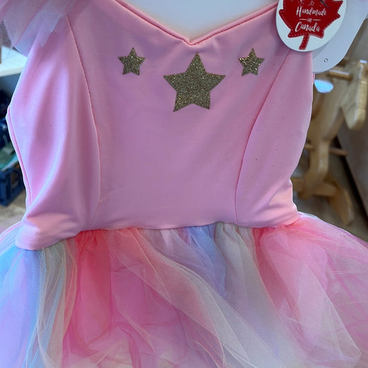 Star Burst Rainbow Dress 5 - 6 years