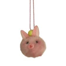 Ltd. Pop Cutie PomPom Bunny Necklaces