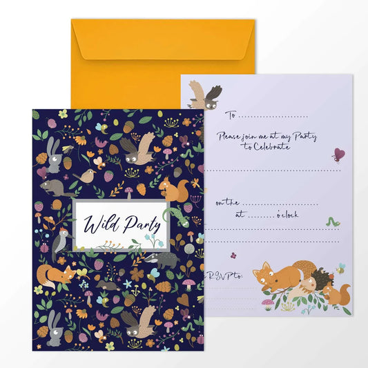 WOODLAND WONDERLAND PARTY INVITATIONS