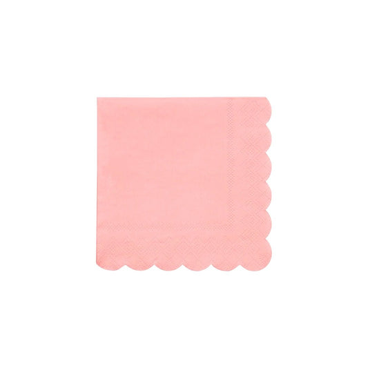 Neon Coral Small Napkins (set of 20)