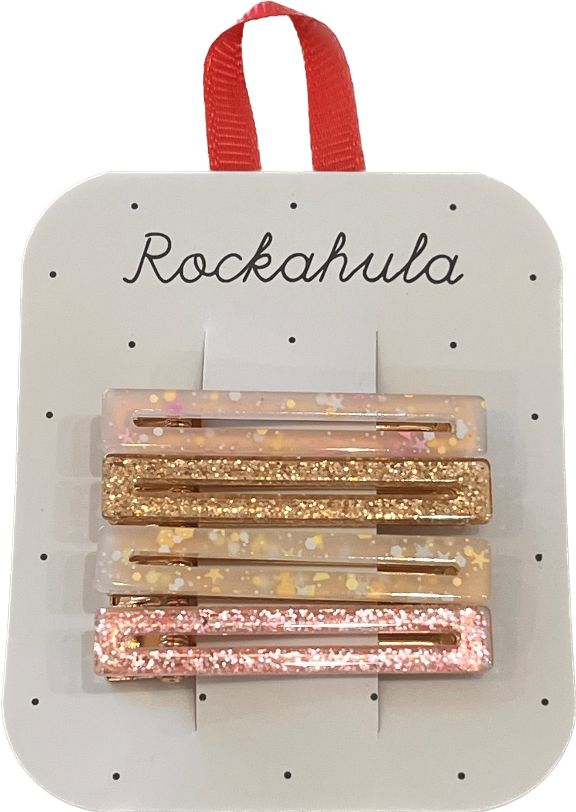 Glitter stars Bar Clips