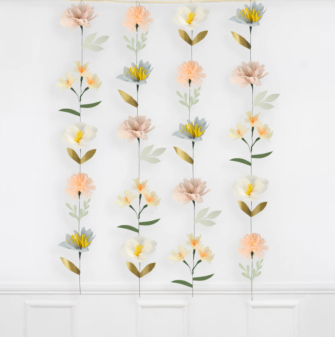 Pastel Flower Wall